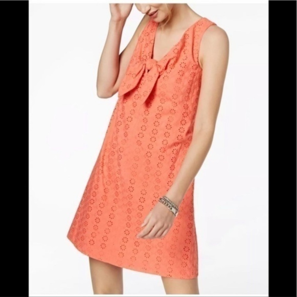 Papagallo Eyelet cottage style shift dress